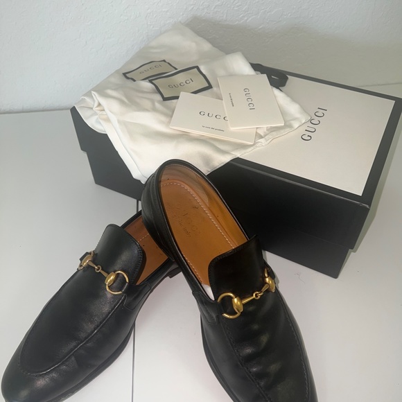 GUCCI JORDAAN Leather Loafer main image 3